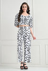 Women Co-ord Set with Abstract print in Two- piece